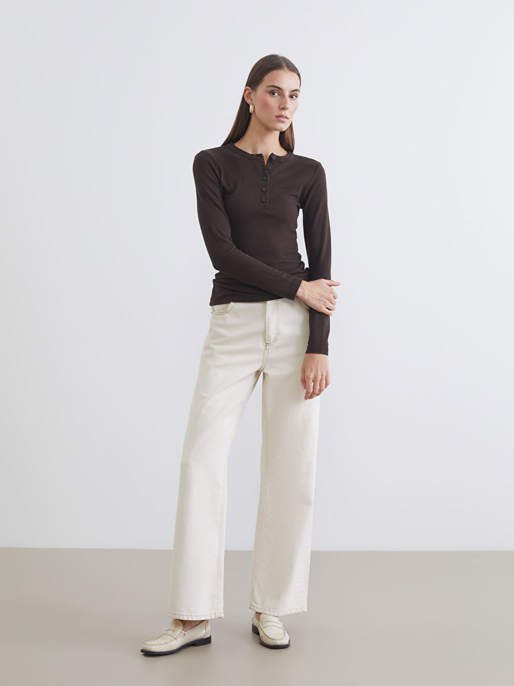 Okrugli izrez Ženski Bodi-1