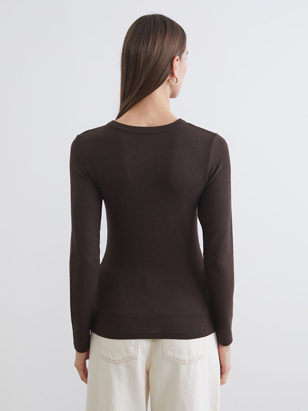 Okrugli izrez Ženski Bodi-3