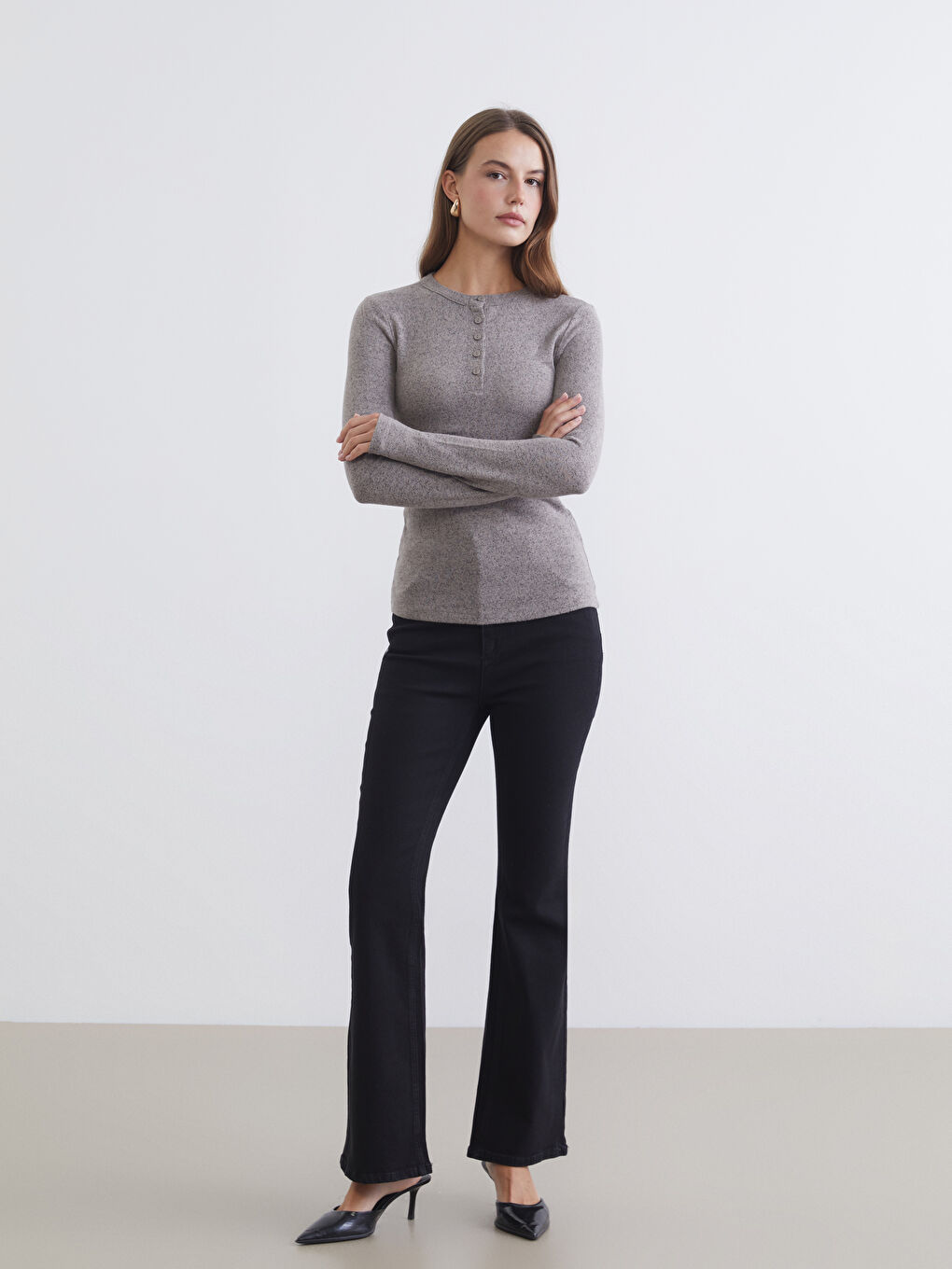 Okrugli izrez Ženski Bodi-1