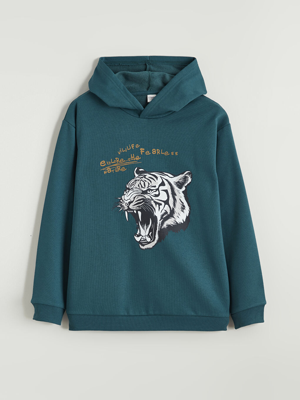 Hooded Boys' Thick Sweatshirt