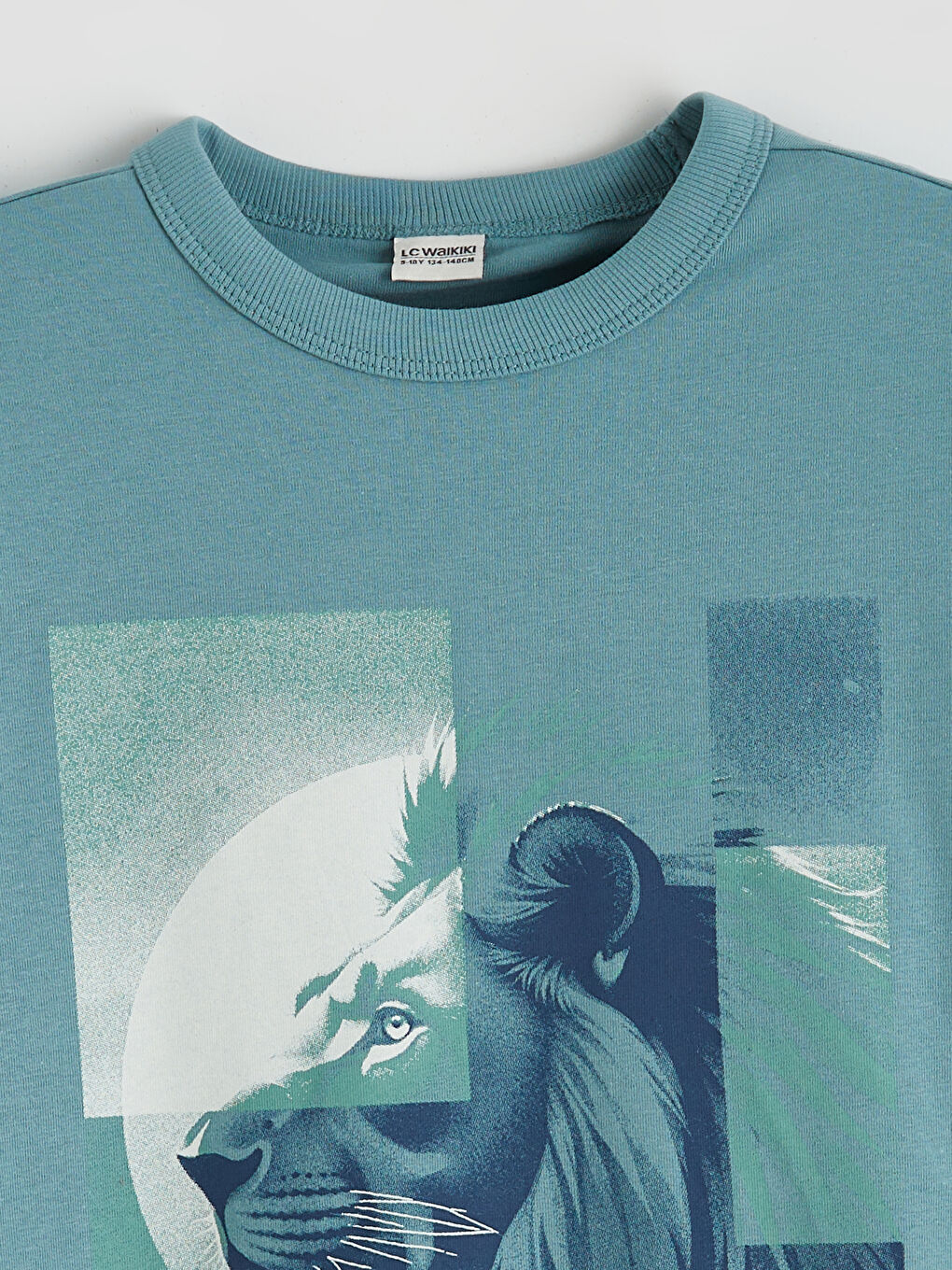 Crew Neck Boys' T-Shirt-1