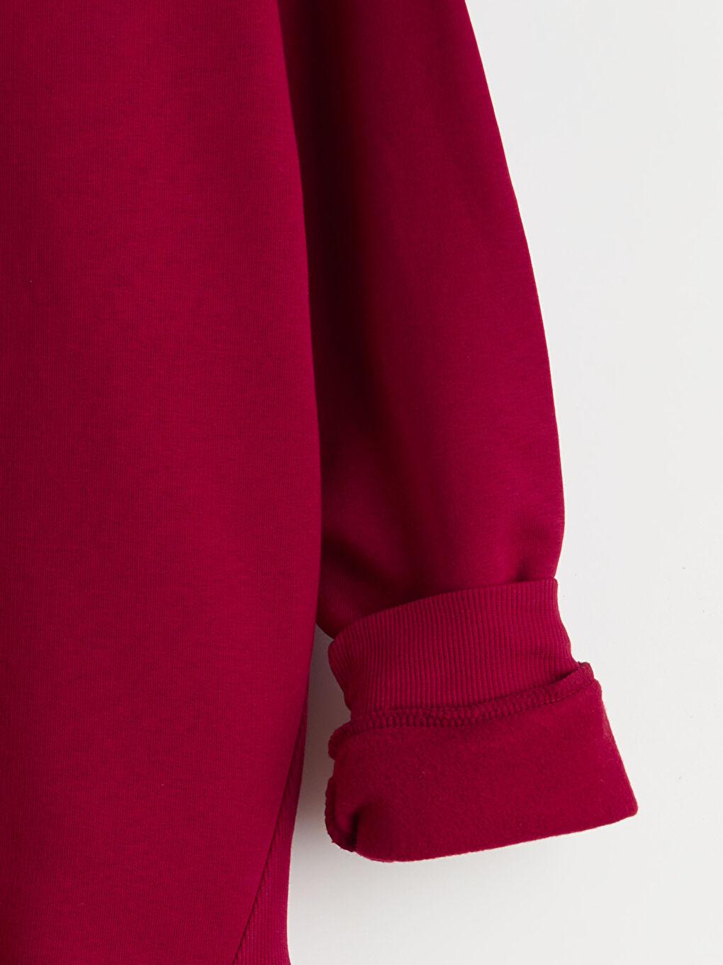 Kırmızı Dik Yaka Galatasaray Baskılı Erkek Çocuk Sweatshirt-2