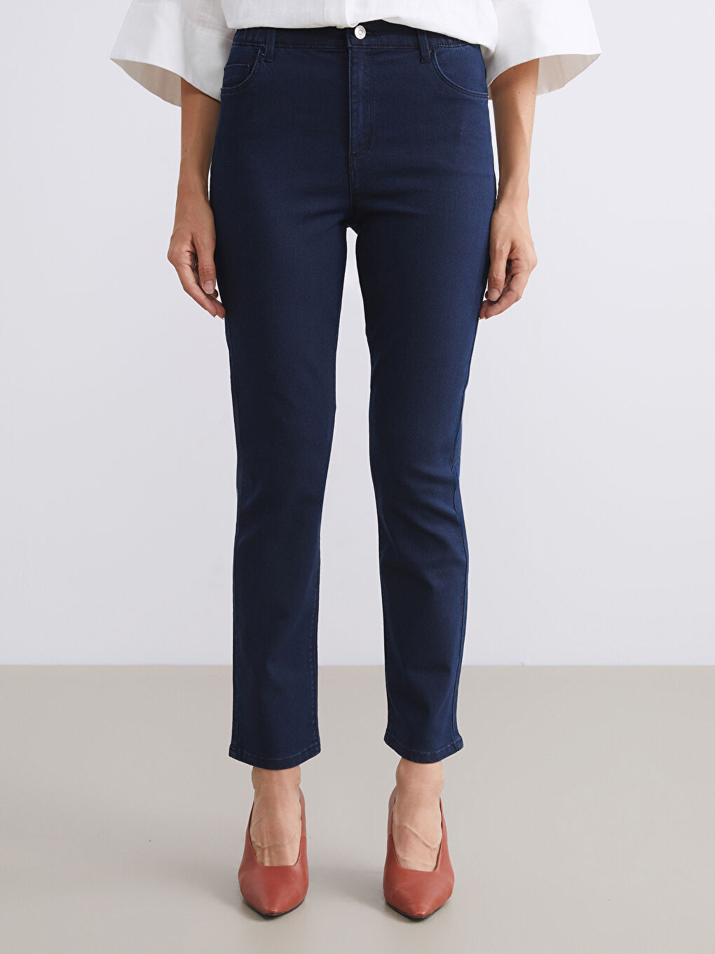 Slim Fit Women's Jeans-1