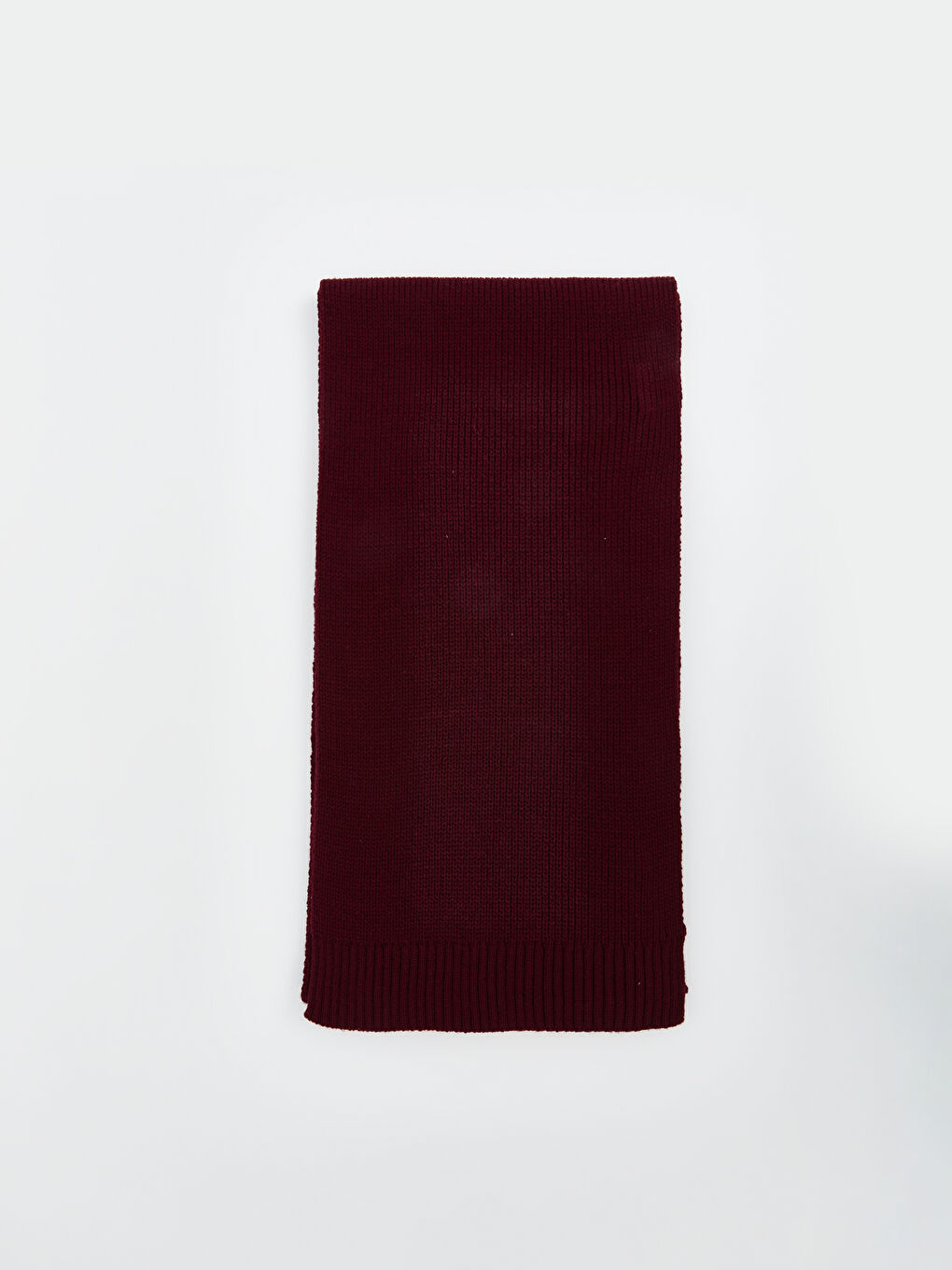 Bordo Erkek Triko Atkı-1