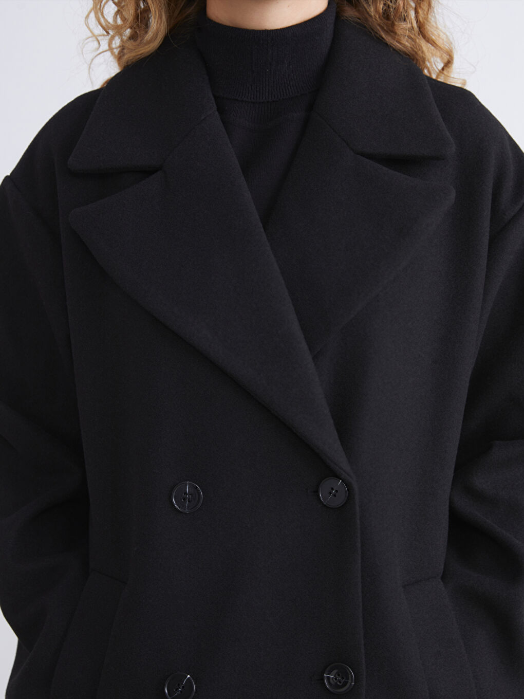 Double Breasted Women's Cachet Overcoat-3