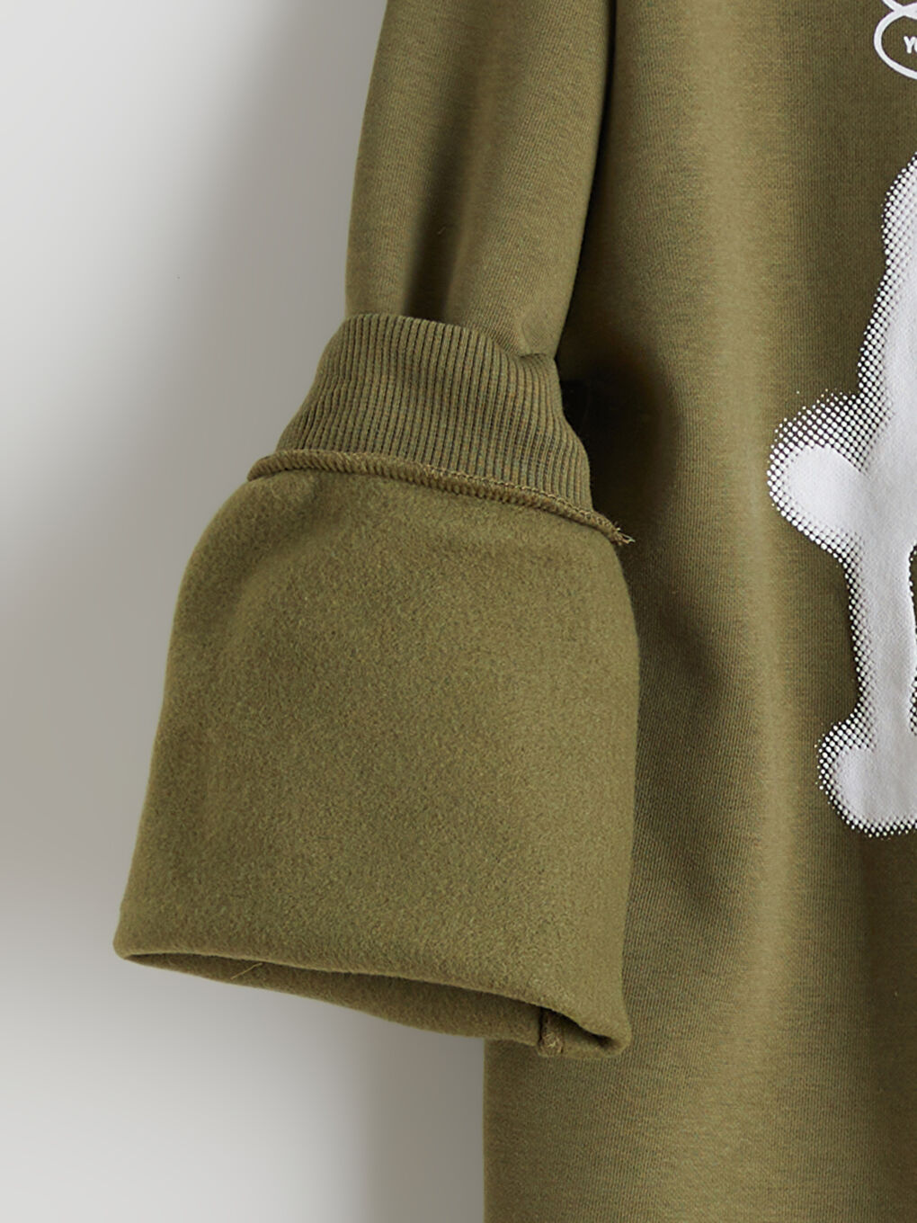 Crew Neck Printed Boys' Sweatshirt-2