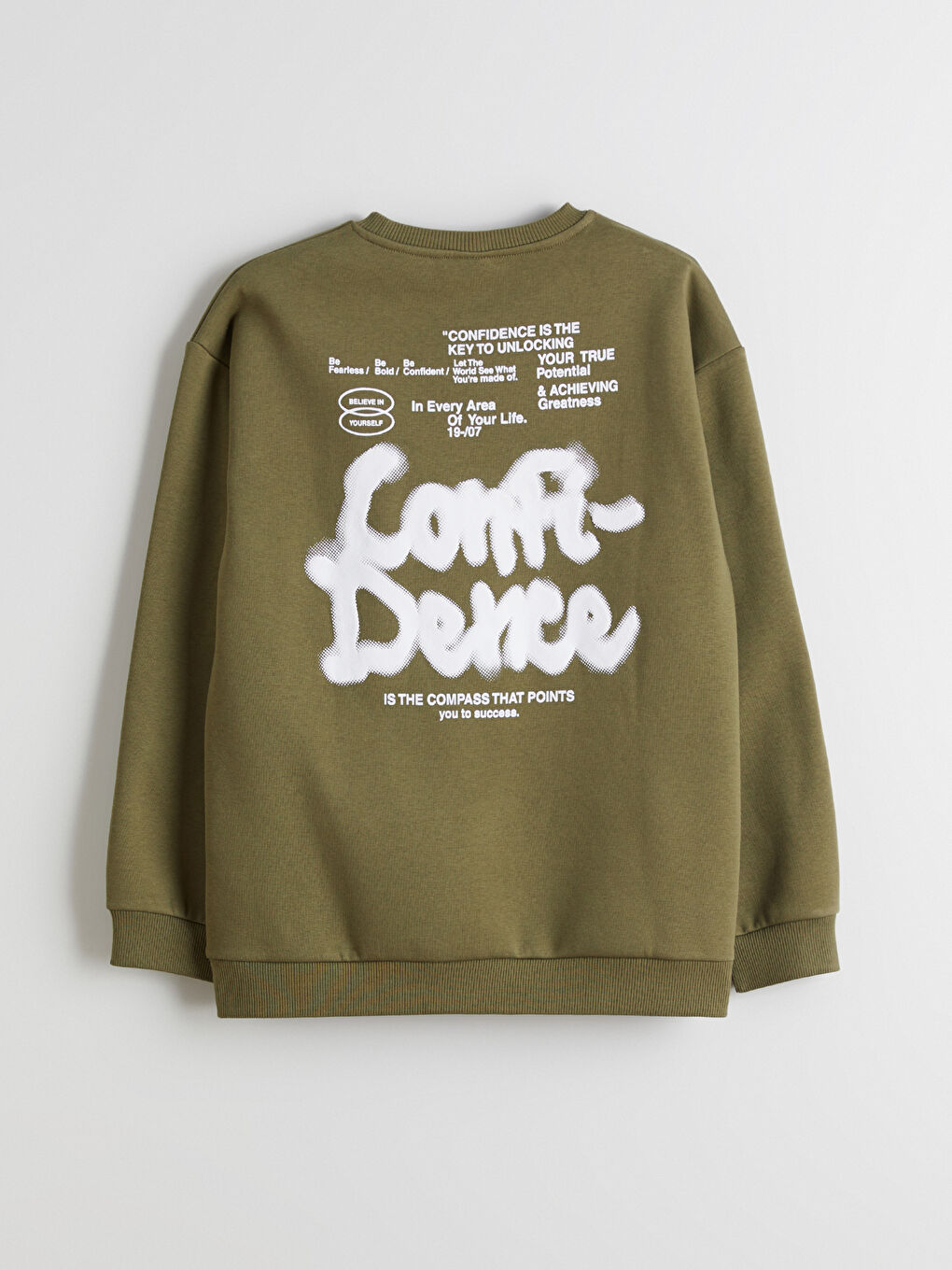 Crew Neck Printed Boys' Sweatshirt-3