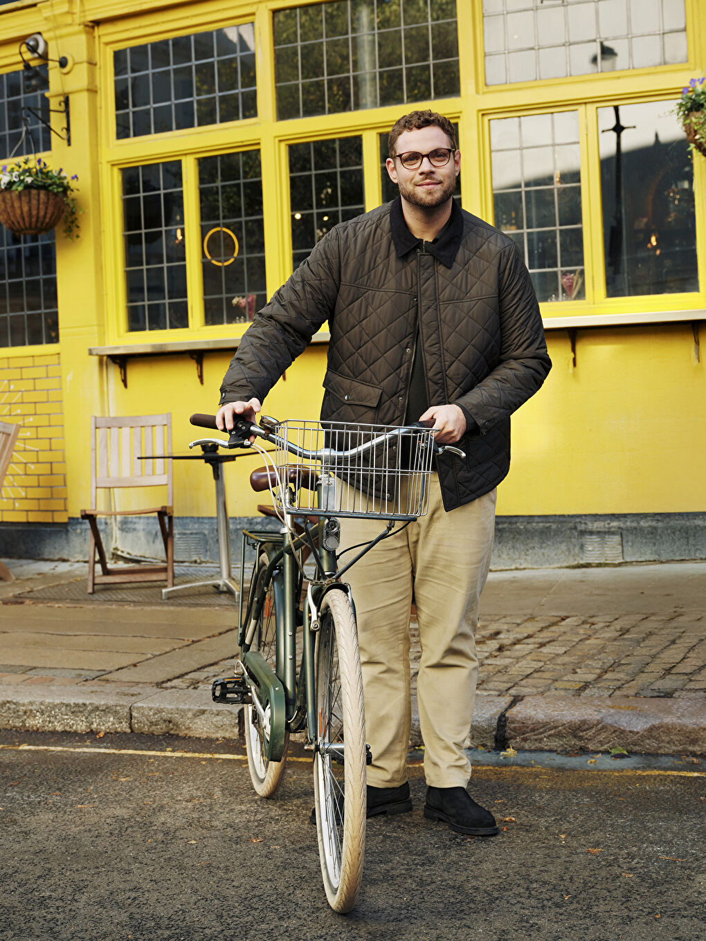 Bej Slim Fit Kadife Erkek Pantolon