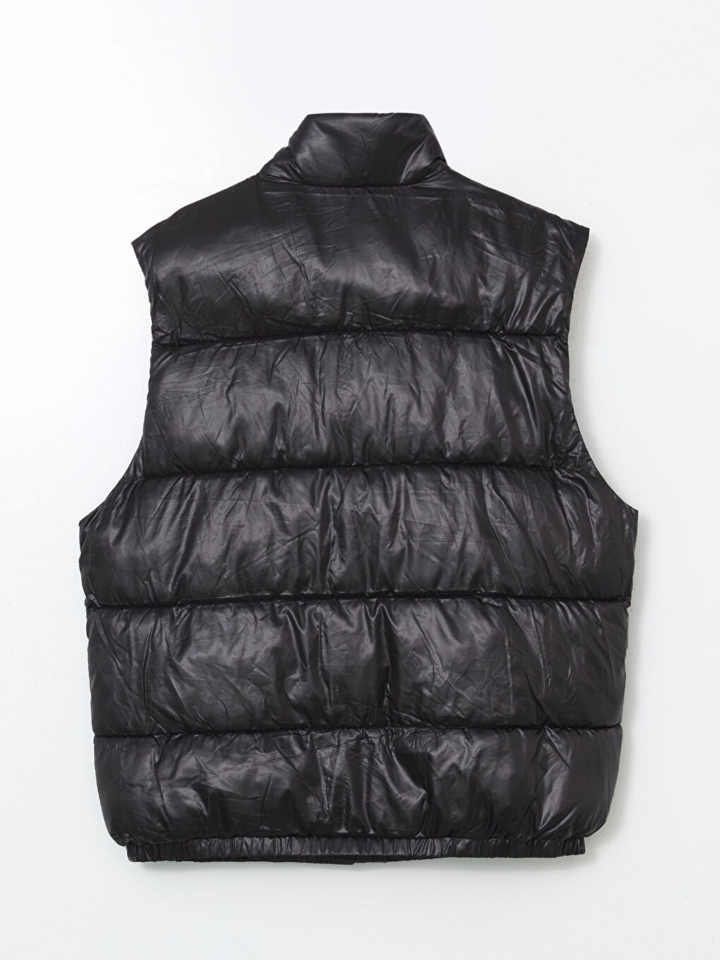 Siyah Dik Yaka Erkek Şişme Yelek-6