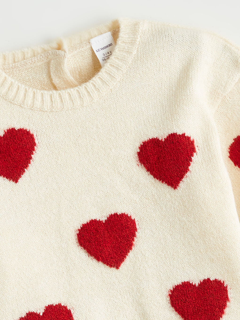 LCW Kids Peter Pan Collar Girls' Knit Sweater -W5DF14Z1-MJQ