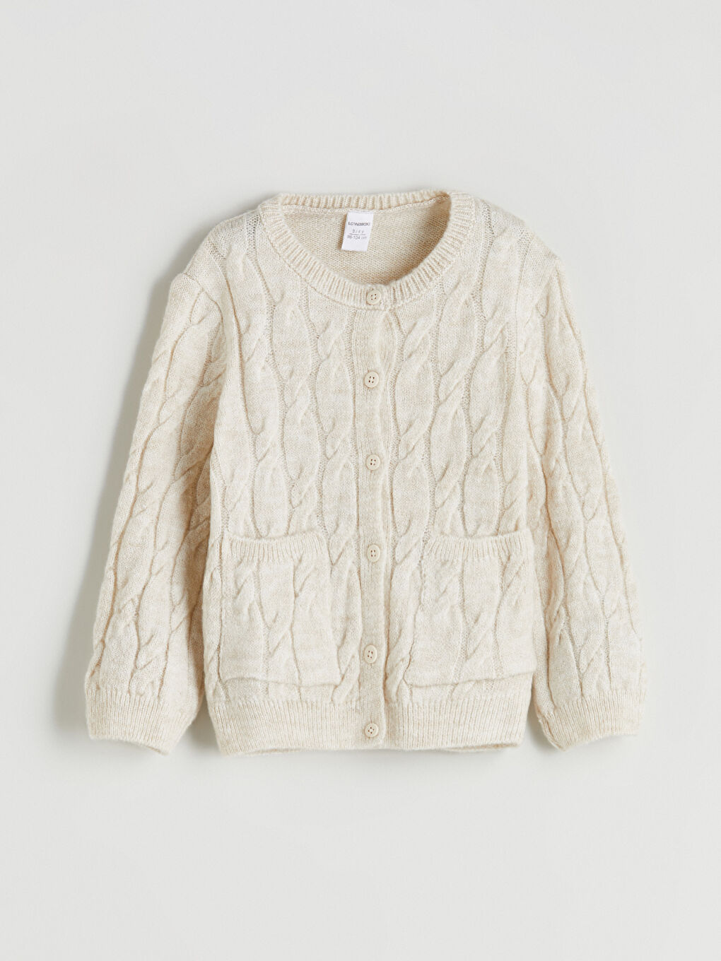 Girl ECRU Cardigan-1