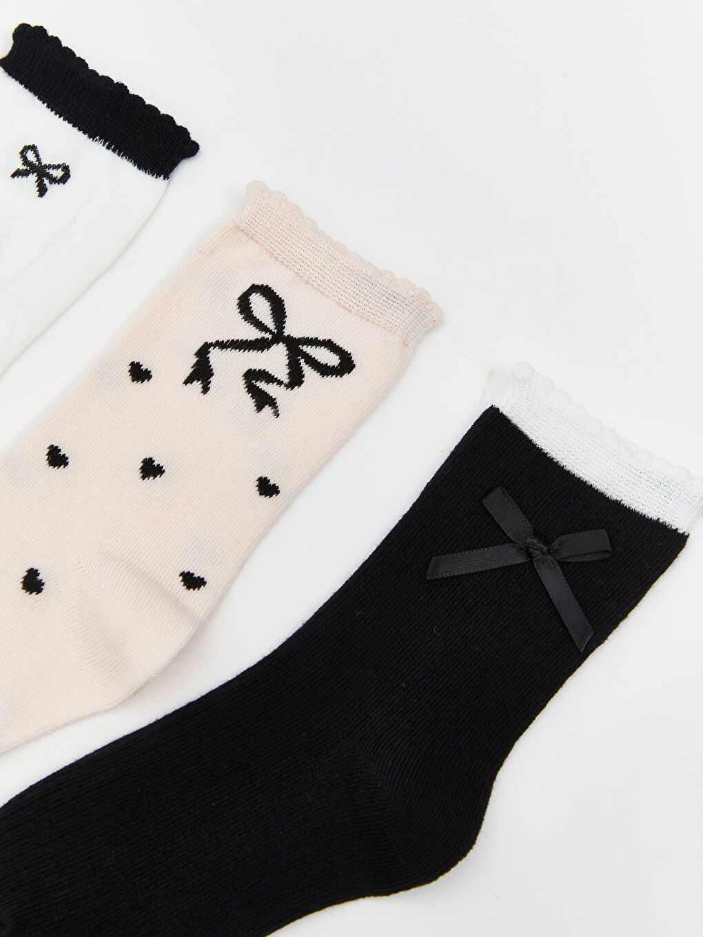 Girl ECRU Ankle Socks-1
