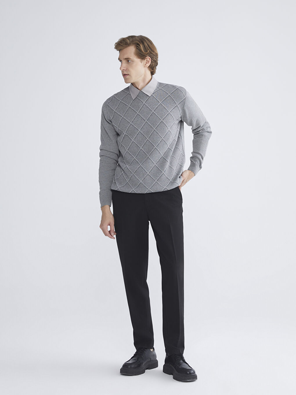 Man GREY Sweater-1