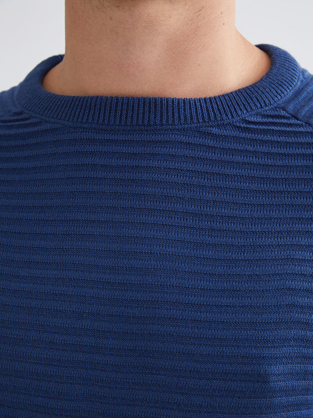 Pull-over Col rond Manches longues pour Hommes en Tricot-5