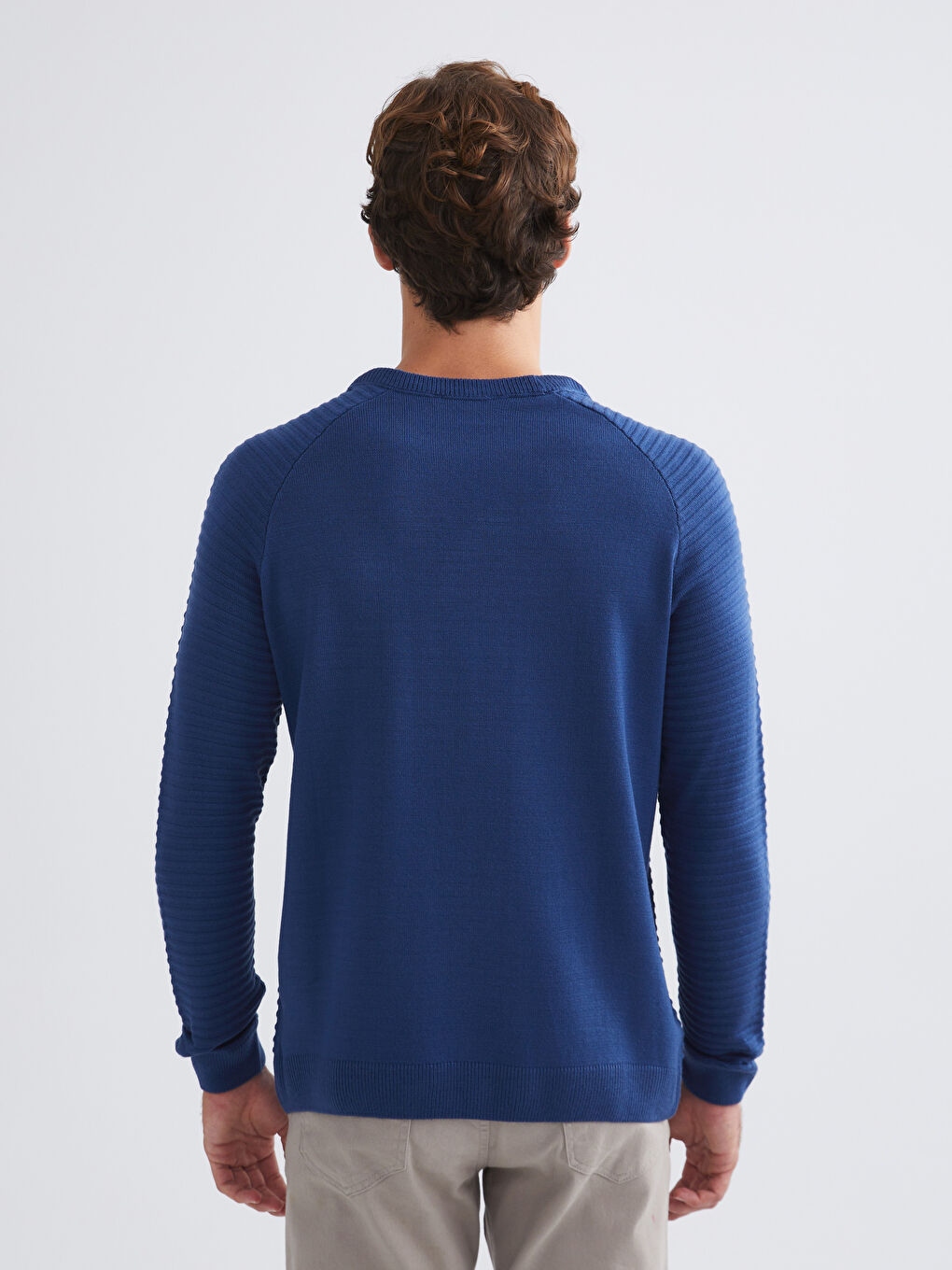 Pull-over Col rond Manches longues pour Hommes en Tricot-7