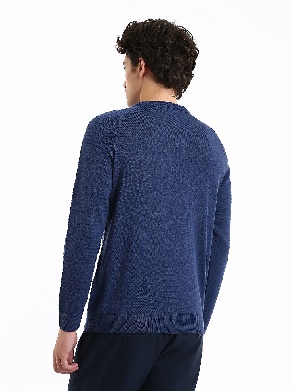 Pull-over Col rond Manches longues pour Hommes en Tricot-8