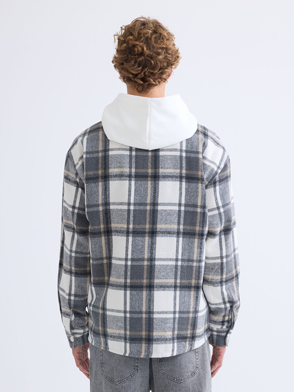 Regular Fit Plaid Men's Shirt-3