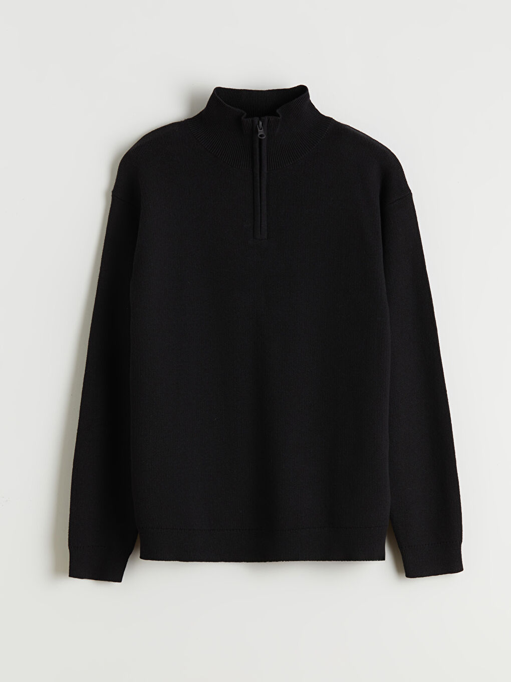 Funnel Neck Boys' Knitwear Sweater-1