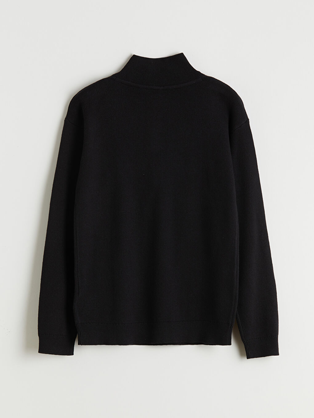 Funnel Neck Boys' Knitwear Sweater-2