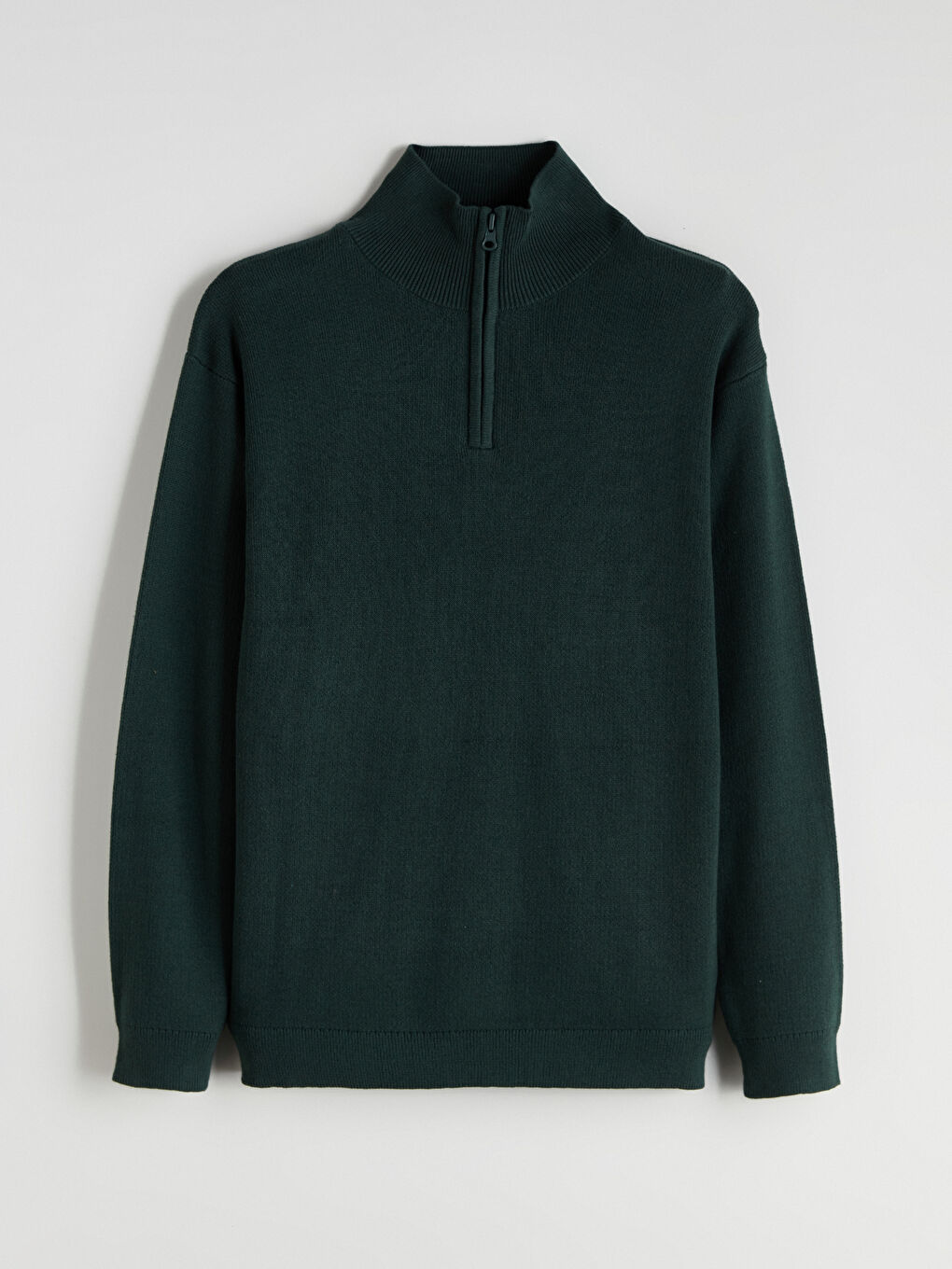 Funnel Neck Boys' Knitwear Sweater