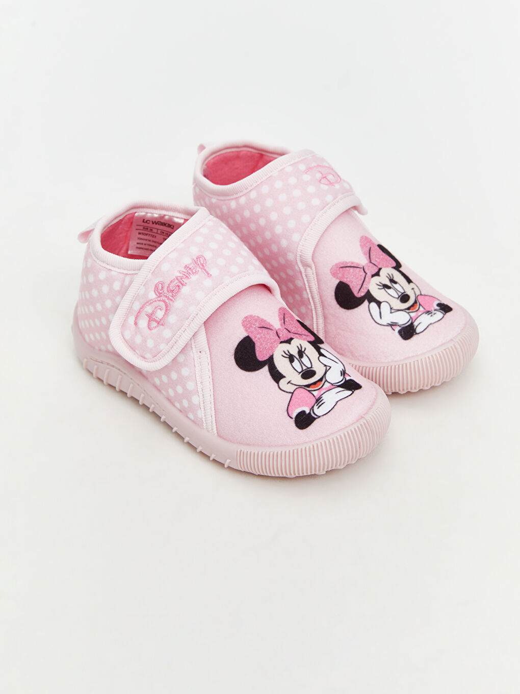 LCW STEPS Minnie Mouse Printed Baby Girls' Slipper Boots -W5DF77Z1-LT9
