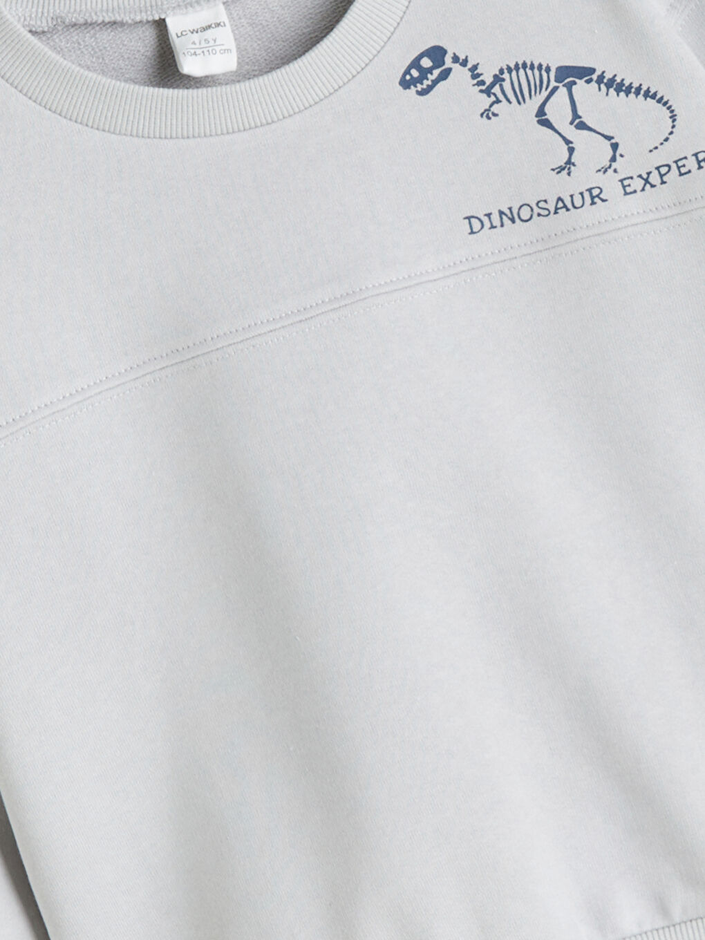 Gri Baskılı Erkek Çocuk Sweatshirt-2