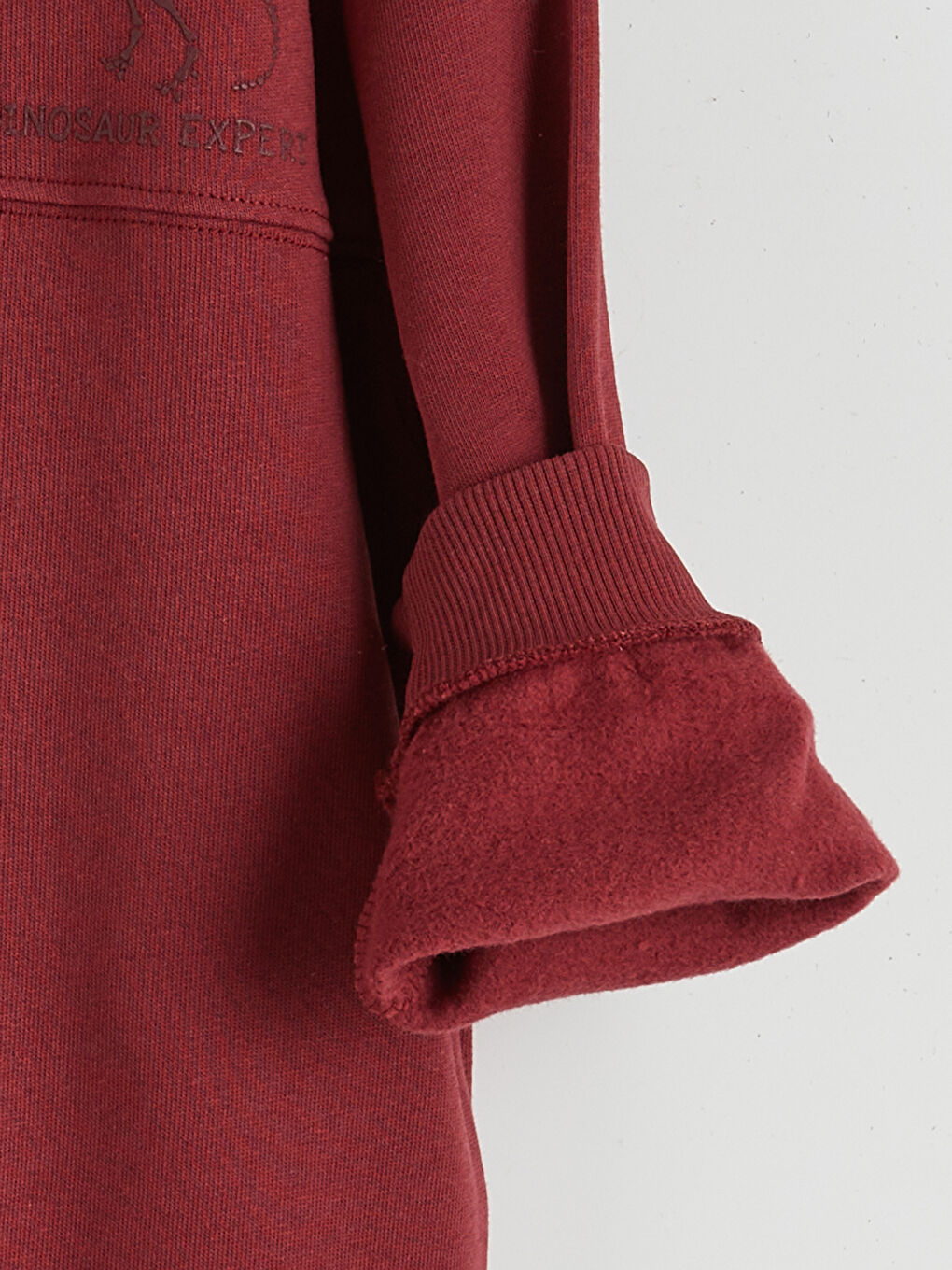 Bordo Baskılı Erkek Çocuk Sweatshirt-2