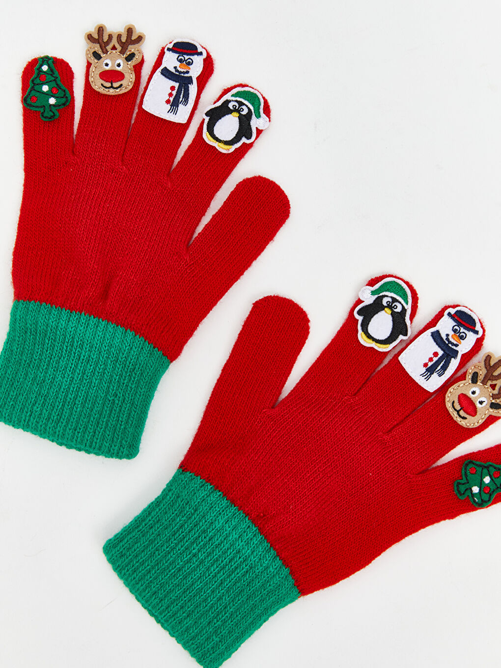 Boy RED Gloves-1