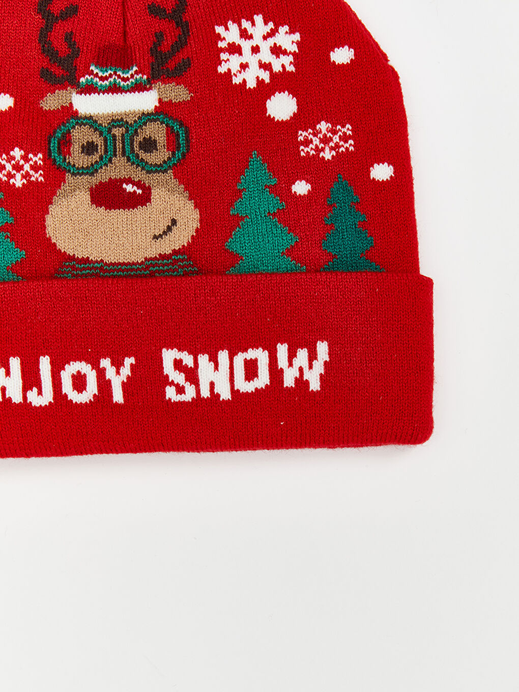 Жаңа жылдық тақырыптағы ұл баланың бини шапкасы-1