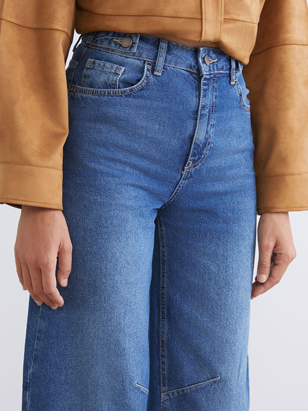 İndigo Balloon Fit Kadın Jean Pantolon-2