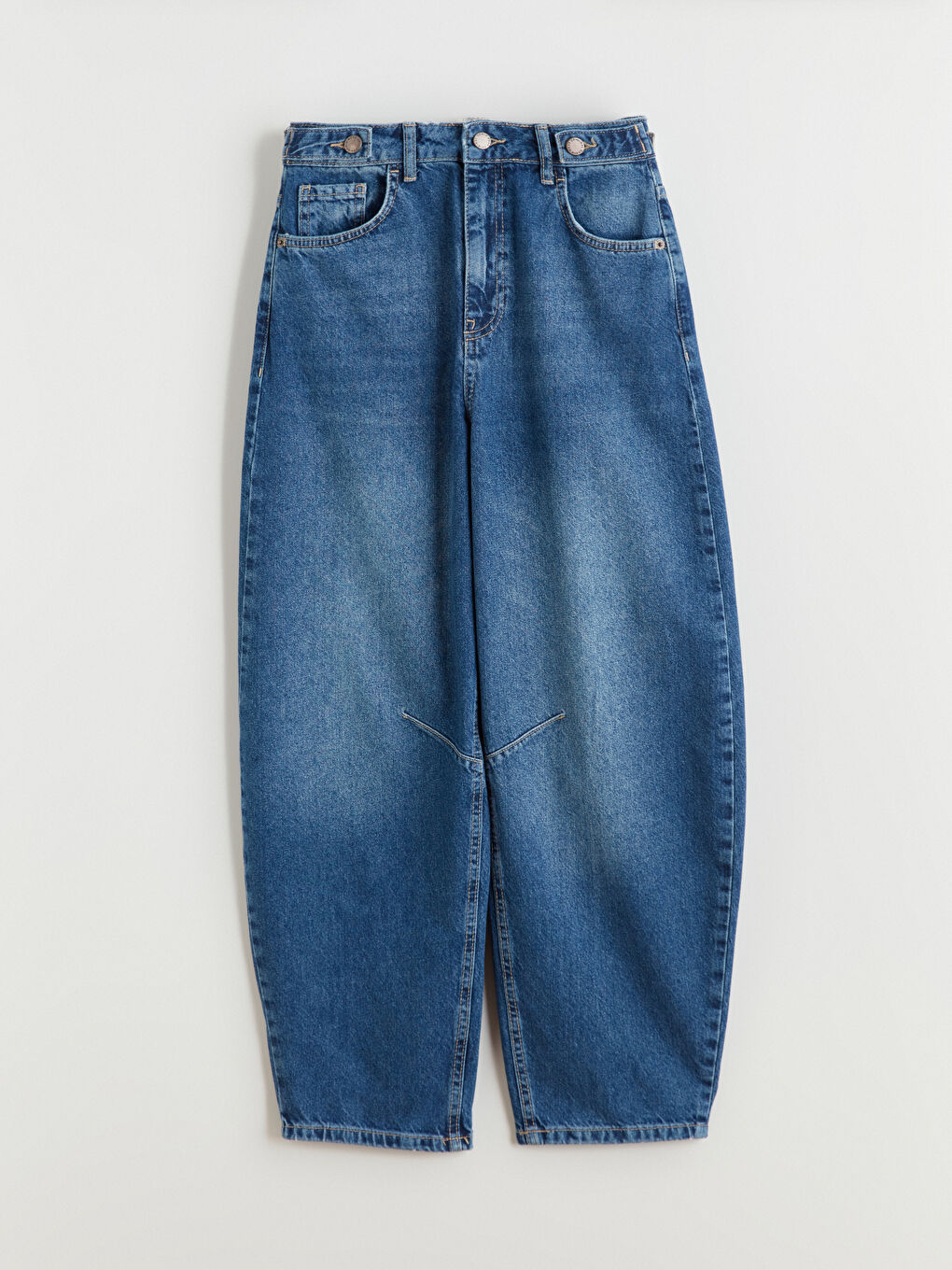 İndigo Balloon Fit Kadın Jean Pantolon-4