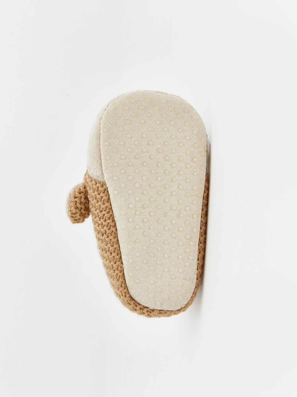 Kahverengi Geyik Figürlü Erkek Bebek Çoraplı Ev Ayakkabısı-3