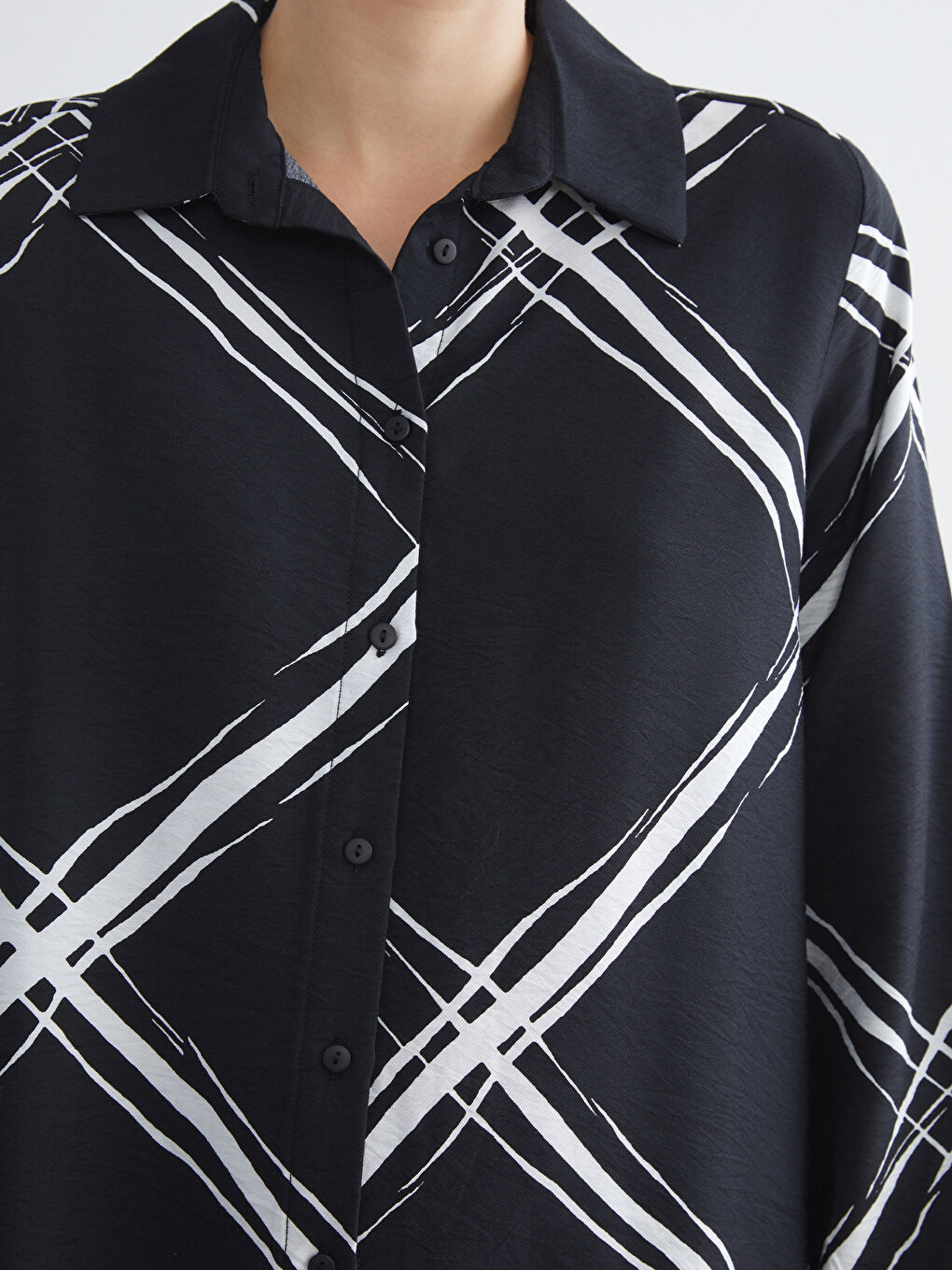 قميص تونيك اسود مرا-5