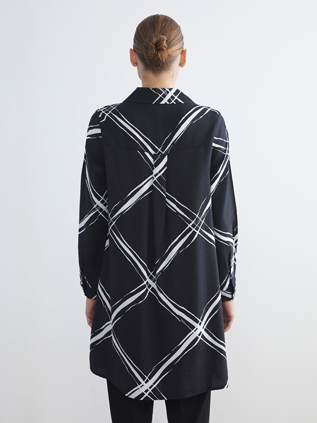 قميص تونيك اسود مرا-7