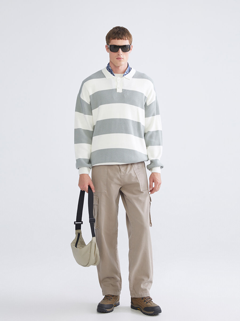 Polo Neck Men's Sweater-1