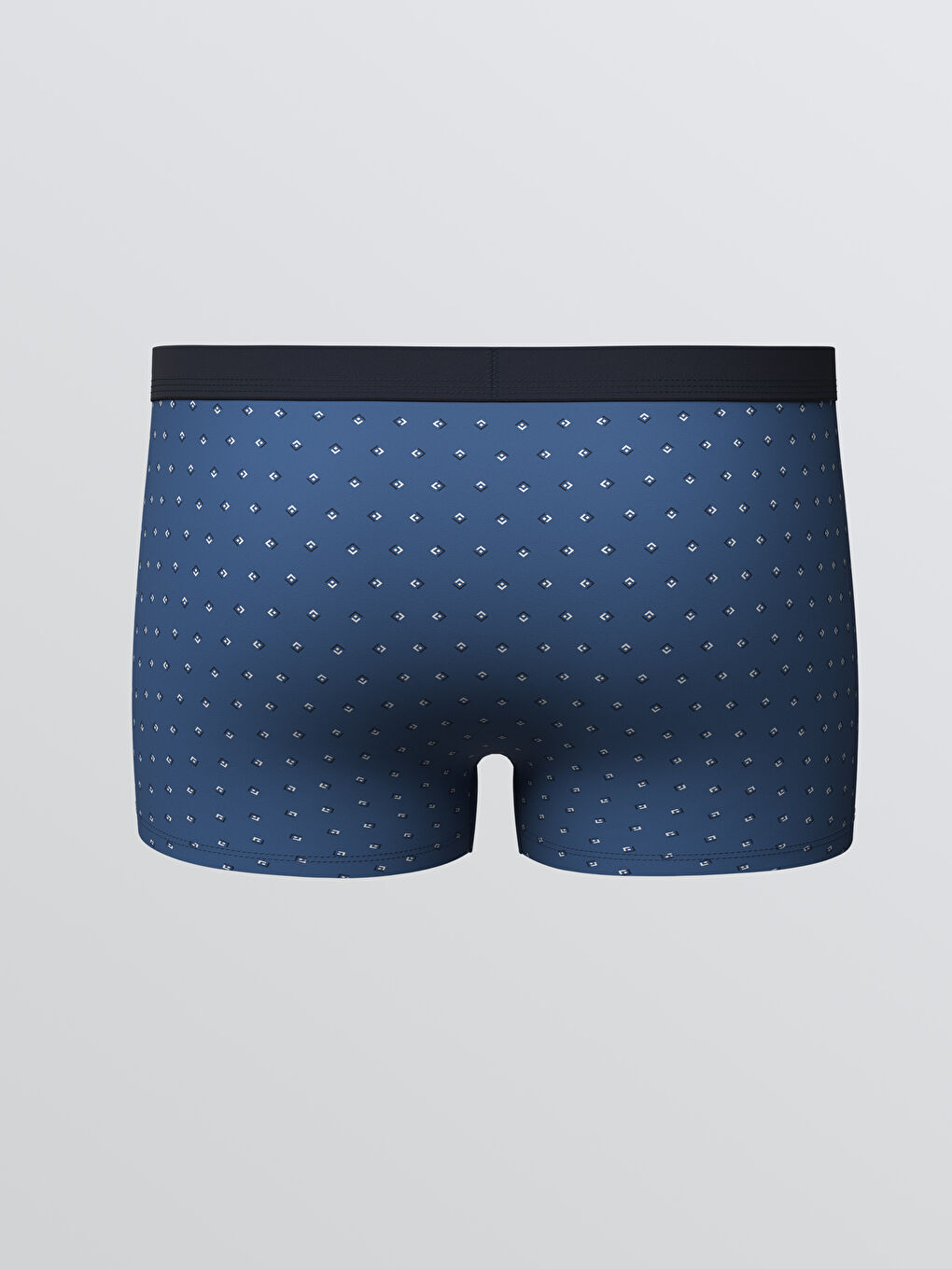 Lacivert Standart Kalıp Pamuklu Esnek Erkek Boxer 5'li-6