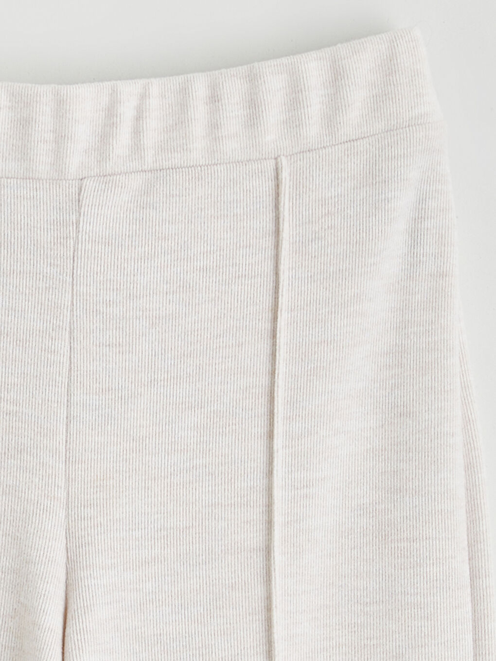 Elasticated Waist Women's Knitwear Trousers-5