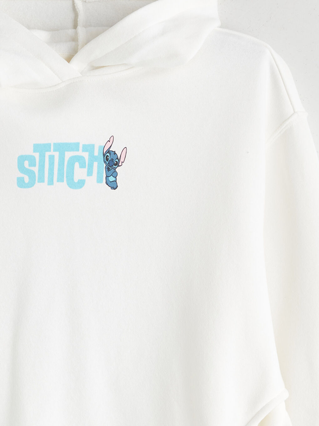 Hooded Stitch Printed Girls' Sweatshirt-3