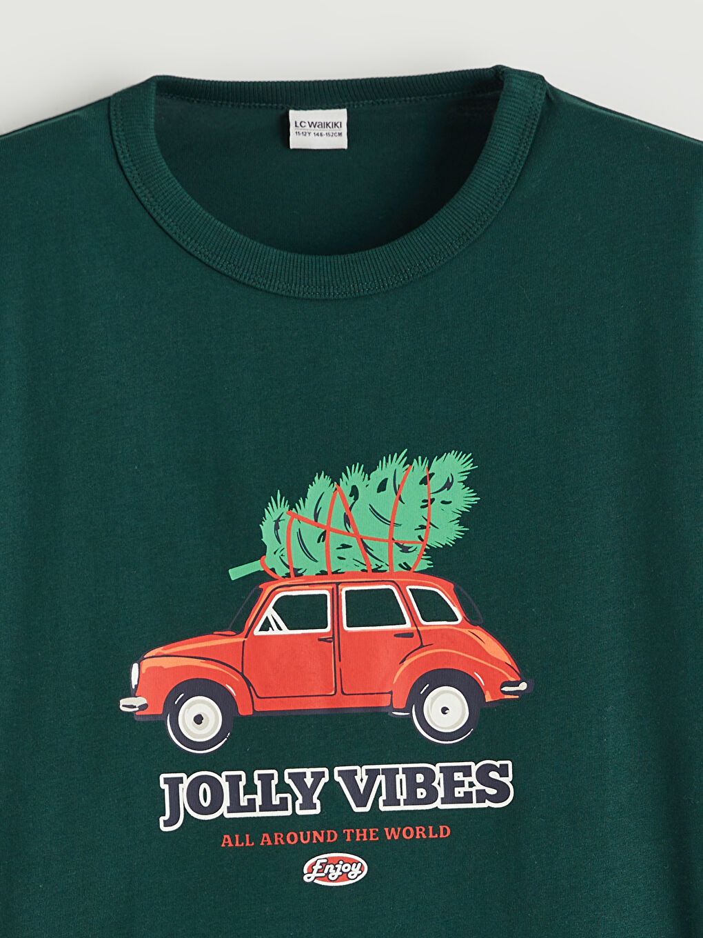 Crew Neck Boys' T-Shirt-1