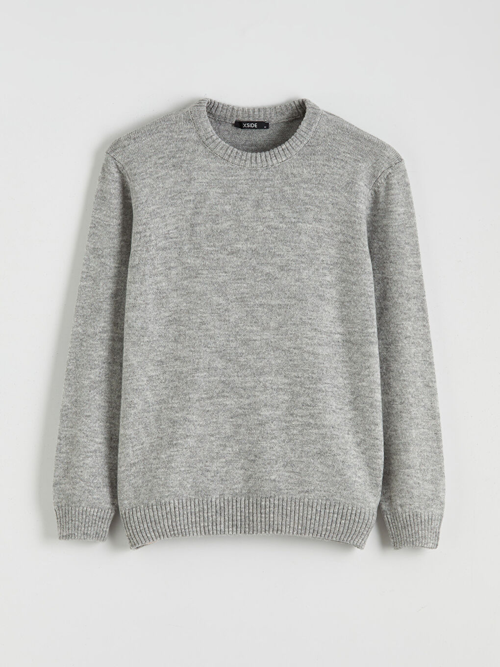 Antrasit Bisiklet Yaka Erkek Triko Kazak-4