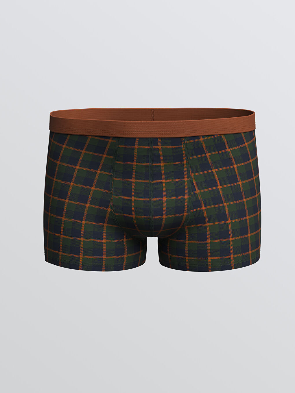 Lacivert Standart Kalıp Pamuklu Esnek Erkek Boxer 3'lü-2