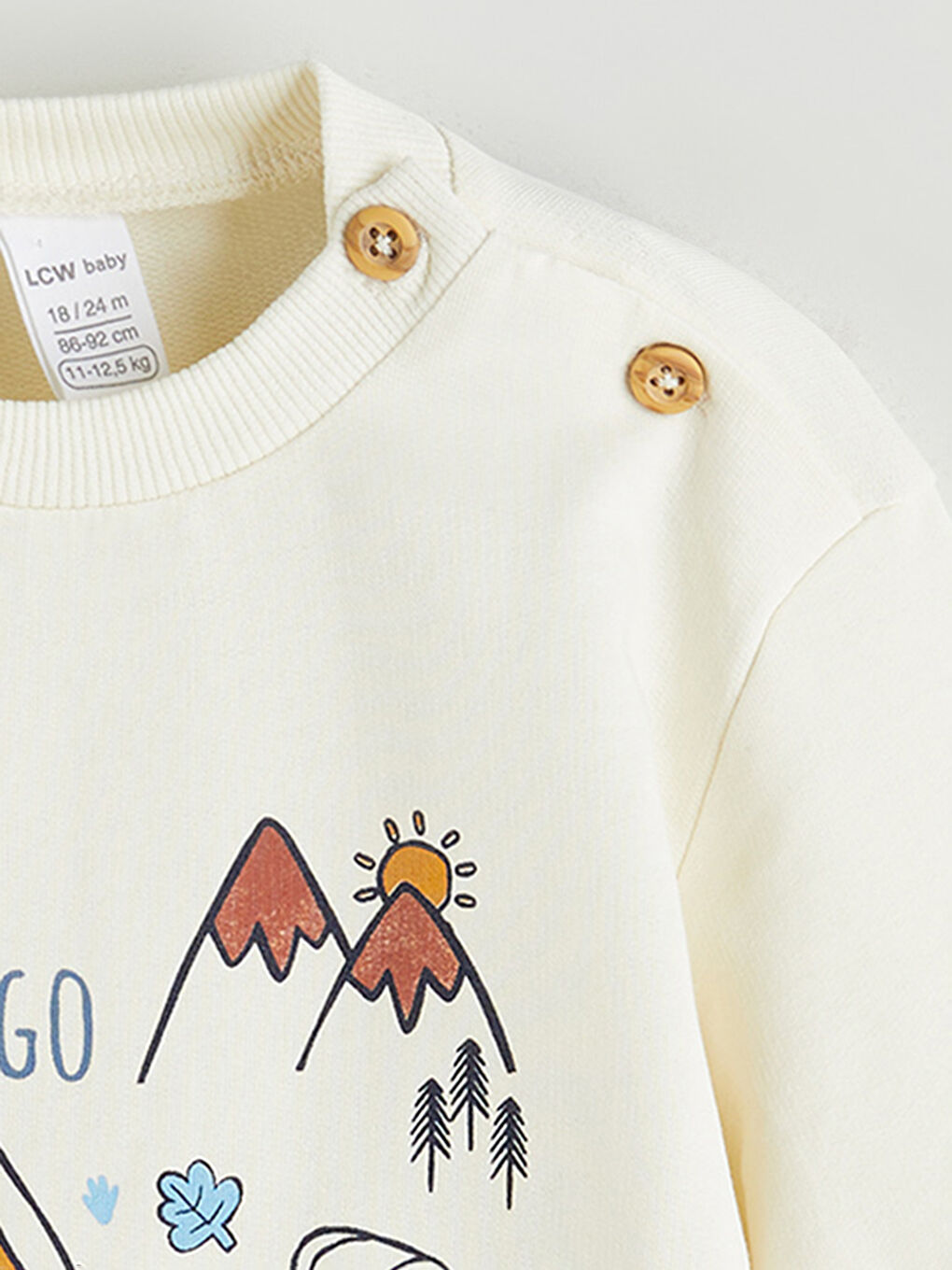 Crew Neck Printed Baby Boys' Sweatshirt and Tracksuit Bottom 2 Pack-5