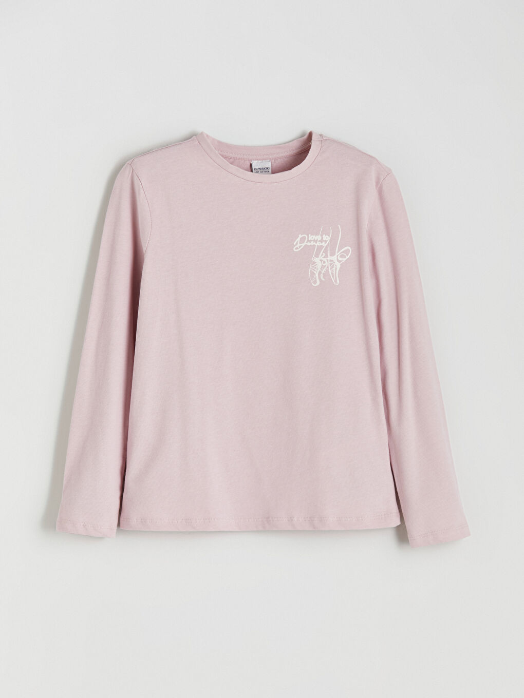 LCW Kids Crew Neck Printed Girls' T-Shirt 2 Pack -W5DI44Z4-FES