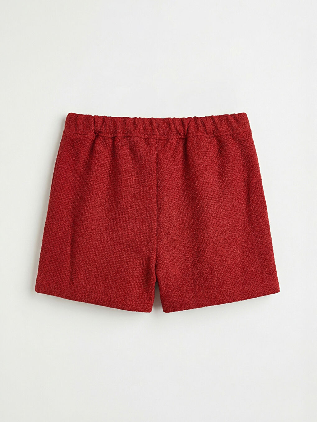 Short superposé ROUGE Fille-1