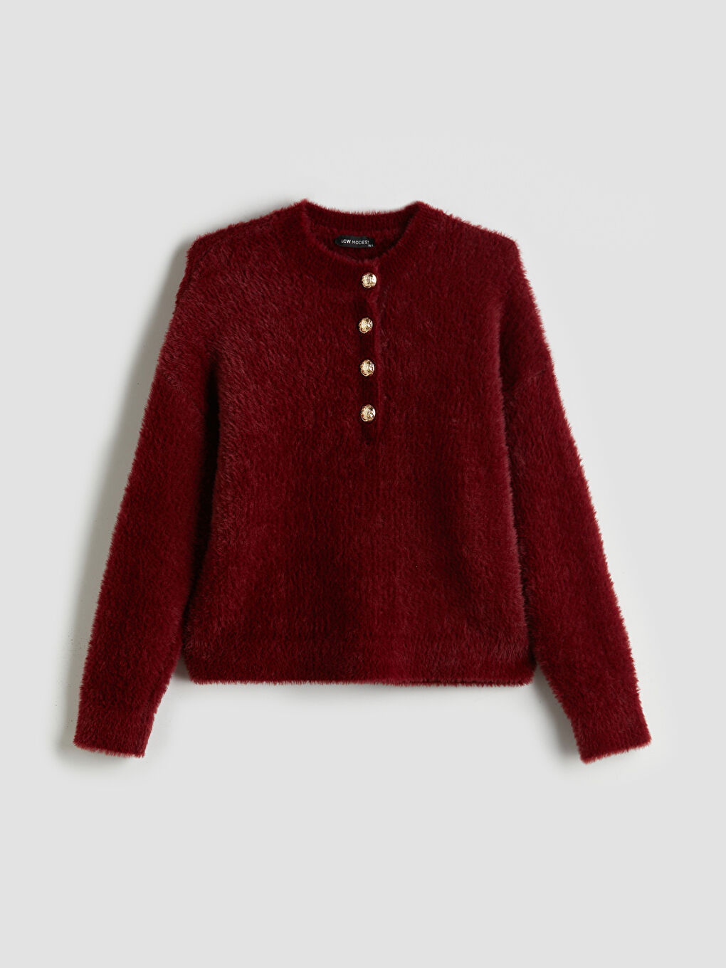 Crew Neck Women's Knitwear Sweater-4