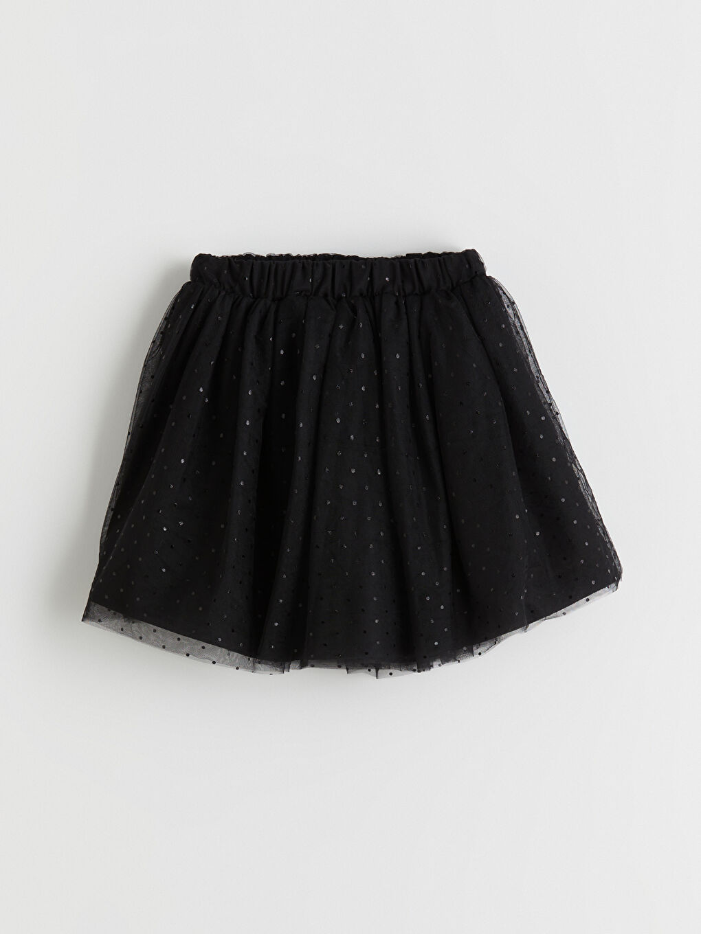 Elastic Waist Patterned Girls' Tutu Skirt