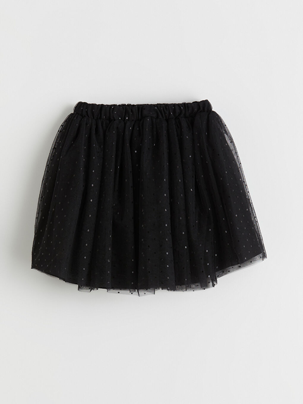 Elastic Waist Patterned Girls' Tutu Skirt-2