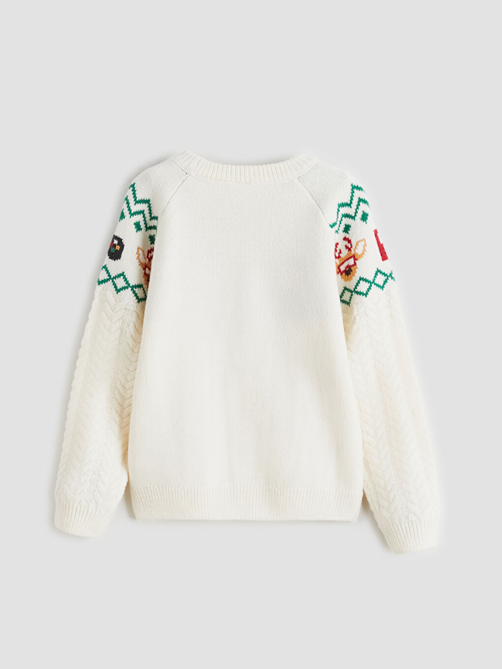 New Year Themed Boys' Knit Sweater-1