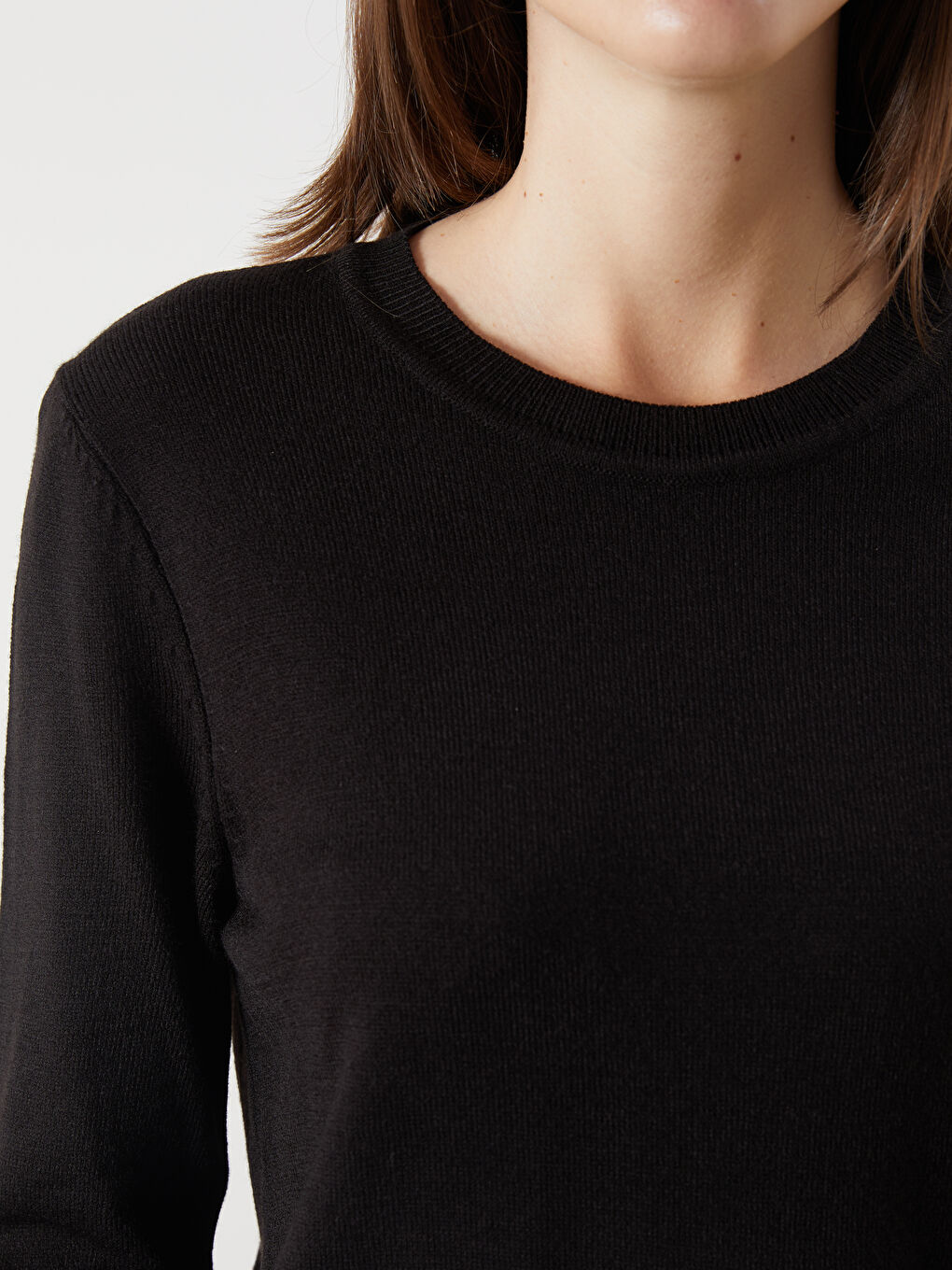LCW Comfort Crew Neck Women's Knitwear Sweater -W5DJ07Z8-CVL