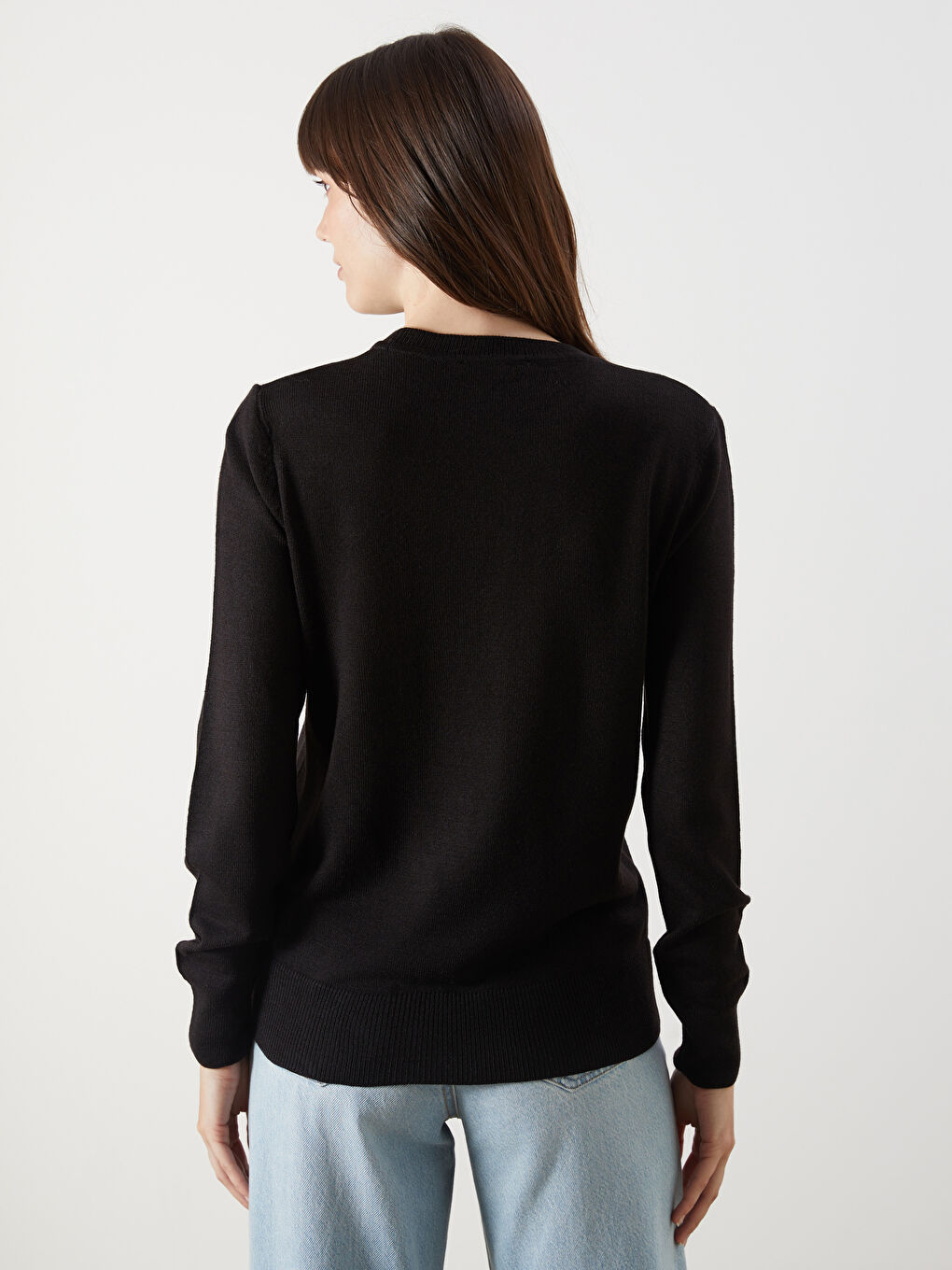 LCW Comfort Crew Neck Women's Knitwear Sweater -W5DJ07Z8-CVL